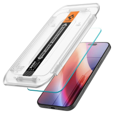 Spigen Glas.tR ”EZ FIT” üvegfólia felhelyezést segítő kerettel iPhone 16 Pro mobiltelefon kellék
