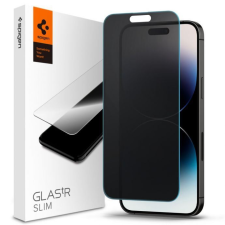 Spigen GLAS.tR Privacy Apple iPhone 14 Pro Privacy kijelzővédő fólia (AGL05223) mobiltelefon kellék