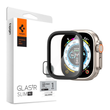  Spigen Glas.tR Slim Pro Apple Watch Ultra (49mm) tempered kijelzővédő fólia, fekete okosóra kellék