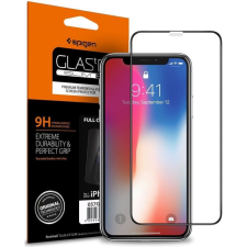 Spigen Glass FC HD, black - iPhone 11 Pro/XS/X (063GL25234) mobiltelefon kellék
