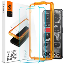 Spigen Glass tR AlignMaster 2 Pack Nothing Phone (2) mobiltelefon kellék