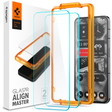 Spigen Glass tR AlignMaster 2 Pack Nothing Phone (2) üvegfólia (AGL06981) mobiltelefon kellék