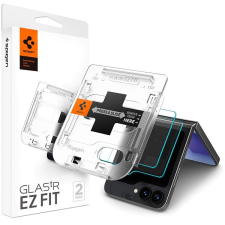 Spigen Glass tR EZ Fit Cover 2 Pack Samsung Galaxy Z Flip6 üvegfólia mobiltelefon kellék