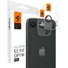 Spigen Glass tR EZ Fit Optik Pro 2 Pack Black iPhone 17e/16e kamera védő fólia