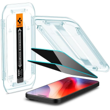 Spigen Glass tR EZ Fit (Privacy) 2 Pack transparency iPhone 16 Pro üvegfólia mobiltelefon kellék