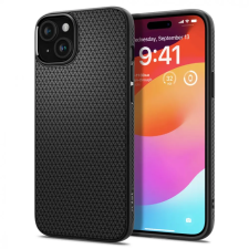 Spigen iPhone 15 Case Liquid Air Matte Black mobiltelefon kellék