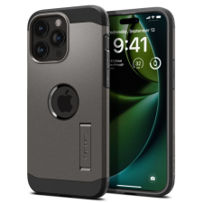 Spigen iPhone 15 Pro Max Case Tough Armor MagSafe (MagFit) Gunmetal (ACS06593) tok és táska