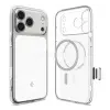 Spigen iPhone 18 Pro / 17 Pro SPIGEN ULTRA HYBRID T MAG műanyag telefonvédő ütésállóság, MagSafe, FEHÉR (ACS12169)
