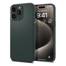 Spigen Liquid Air Apple iPhone 16 Pro Max tok Abyss Green, zöld tok és táska