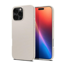 Spigen Liquid Air Apple iPhone 16 Pro Max tok, Natural Titanium, átlátszó-bézs tok és táska