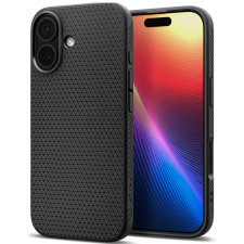 Spigen Liquid Air Apple iPhone 17 tok, Matte Black, fekete tok és táska