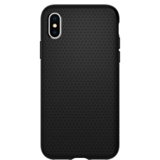 Spigen Liquid Air Armor hátlaptok iPhone X/XS fekete tok és táska
