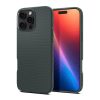 Spigen Liquid Air hátlaptok iPhone 16 Pro Max sötétzöld