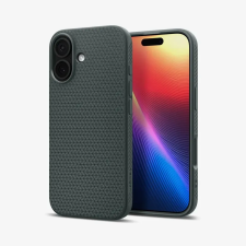 Spigen Liquid Air hátlaptok iPhone 17 sötétzöld tok és táska