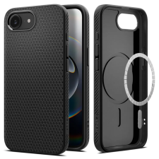 Spigen Liquid Air Mag MagSafe tok, Apple iPhone 16e / 17e - matt fekete tok és táska