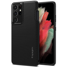 Spigen Liquid Air Pro Matte Black Samsung Galaxy S21 Ultra tok és táska