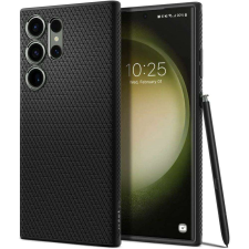 Spigen Liquid Air Samsung Galaxy S23 Ultra matt fekete tok tok és táska