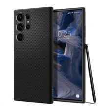 Spigen Liquid Air Samsung Galaxy S23 Ultra tok matt fekete (ACS05614) (ACS05614) - Telefontok tok és táska