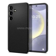 Spigen LIQUID AIR szilikon telefonvédő (ütésállóság, légpárnás sarok, rombusz) FEKETE (ACS07327) tok és táska