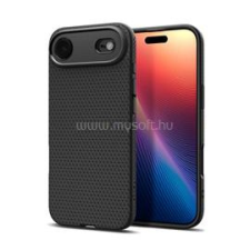 Spigen LIQUID AIR szilikon telefonvédő (ütésállóság, légpárnás sarok, rombusz) FEKETE (ACS09922) tok és táska