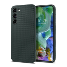 Spigen LIQUID AIR szilikon telefonvédő (ütésállóság, légpárnás sarok, rombusz) SÖTÉTZÖLD tok és táska