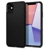 Spigen Liquid Air tok, Apple iPhone 11 - matt fekete