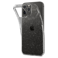 Spigen Liquid Crystal Glitter Apple iPhone 12/12 Pro Crystal Quartz átlátszó szilikon hátlap tok tok és táska