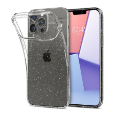 Spigen Liquid Crystal Glitter Apple iPhone 13 Pro Crystal Quartz tok, átlátszó tok és táska