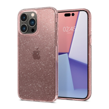 Spigen Liquid Crystal Glitter Apple iPhone 14 Pro tok, Glitter Rose Quartz, átlátszó tok és táska
