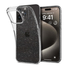 Spigen Liquid Crystal Glitter Apple iPhone 15 Pro Max Tok - Átlátszó tok és táska
