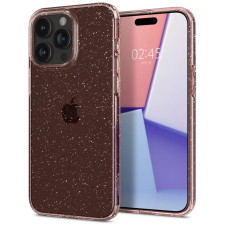 Spigen Liquid Crystal Glitter Apple iPhone 15 Pro Max Tok - Rózsaszín/Átlátszó (ACS06560) tok és táska