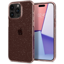 Spigen Liquid Crystal Glitter Rose Quartz iPhone 15 Pro tok és táska