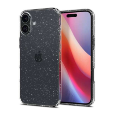 Spigen LIQUID CRYSTAL GLITTER szilikon telefonvédő (ütésállóság, légpárnás sarok, csillámporos) ÁTLÁTSZÓ tok és táska