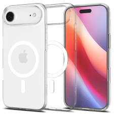 Spigen Liquid Crystal Mag MagSafe tok, Apple iPhone Air - átlátszó/fehér tok és táska