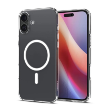 Spigen liquid crystal magsafe szilikon telefonvédő (ütésállóság, légpárnás sarok, magsafe) átlátszó acs08390 tok és táska