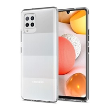 Spigen Liquid Crystal szilikon mobiltelefon tok - átlátszó (Samsung Galaxy A42) tok és táska