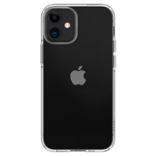 Spigen Liquid Crystal szilikon tok iPhone 12 mini, átlátszó tok és táska