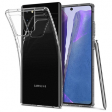 Spigen Liquid Crystal szilikon tok Samsung Galaxy Note 20, átlátszó tok és táska