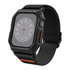 Spigen lite fit pro pótszíj (egyedi méret, textil, ütésállóság + szilikon keret) fekete acs08609 okosóra kellék