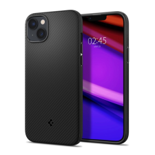 Spigen Mag Armor Apple iPhone 14 Matte Black MagSafe tok, fekete tok és táska