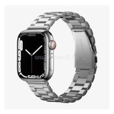 Spigen MODERN FIT pótszíj (egyedi méret, nagy, fém) EZÜST (062MP25404) okosóra kellék