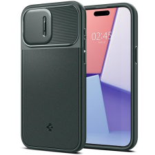 Spigen Optik Armor Abyss Green iPhone 15 Pro MagSafe tok tok és táska
