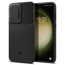 Spigen Optik Armor, black - Samsung Galaxy S23 tok és táska