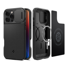 Spigen Optik Armor MagSafe Black iPhone 16 Pro Max tok és táska
