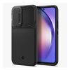 Spigen OPTIK ARMOR műanyag telefonvédő (szilikon keret, kameravédő) FEKETE