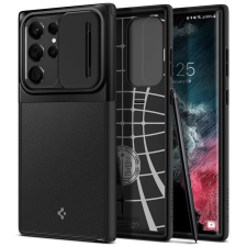 Spigen Optik Armor Samsung Galaxy S22 Ultra tok fekete (ACS04281) (ACS04281) tok és táska