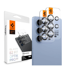 Spigen OPTIK PRO HD kameravédő üveg 2db (9H. csak lencse) FEKETE mobiltelefon kellék