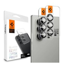 Spigen OPTIK PRO HD kameravédő üveg 2db (9H, csak lencse) FEKETE (AGL09581) mobiltelefon kellék