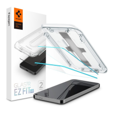  Spigen &quot;Glas.tR SLIM EZ Fit&quot; Samsung Galaxy S24 Tempered kijelzővédő fólia (2db) mobiltelefon kellék