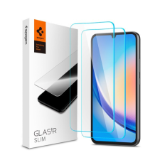 Spigen "Glas.tR SLIM" Samsung Galaxy A34 Tempered kijelzővédő fólia (2db) mobiltelefon kellék